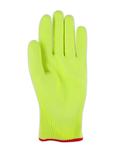 MAGID GPD575HV-10 D-ROC GPD575HV Lightweight Hi-Viz Polyurethane Palm Coated Work Gloves - size: 5/XXS, style: 24 Pair