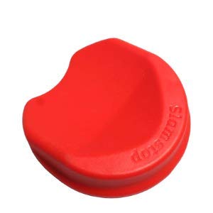 SlamStop Door Stopper Stops Slamming Doors by Wedging Door Open (Single, Red) - color: Red, size: Single