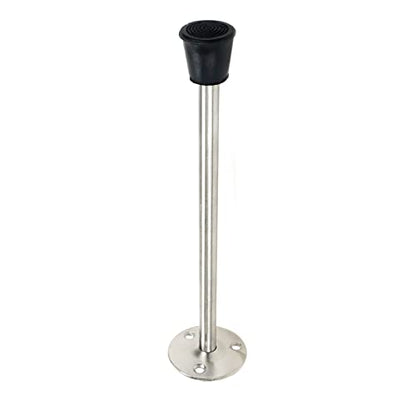 Door Stopper Stainless Steel Wall Mounted Door Stop with Rubber Bumper 7.87"/200mm Length - size: 200mm/7.87" 1pcs