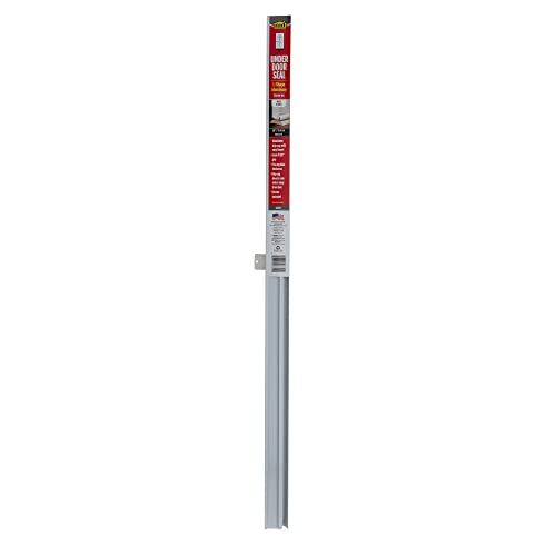 M-D Building Products 06395 36 in. White Aluminum L-Shape Screw-on Under Door Seal - color: White