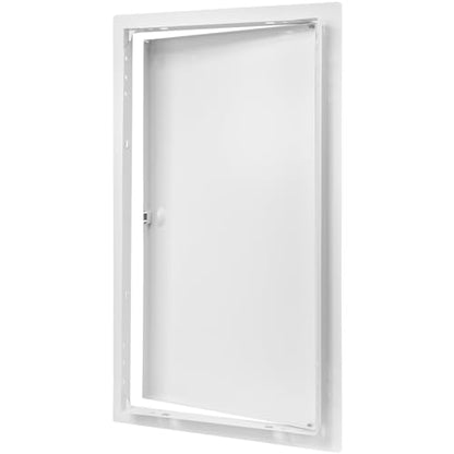 10" x 20" White Metal Access Panel, Service Shaft Door, Plumbing, Electricity Heating Alarm Wall for Drywall, Bathroom Services Hole Cover, Wall Covering - size: 10" x 20"