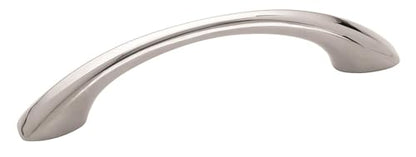 Amerock Vaile 3-3/4 inch (96mm) Center-to-Center Polished Chrome Cabinet Pull - 25 Pack - color: Polished Chrome, size: 3-3/4 inch (96mm) Center-to-Center, style: 25 Pack