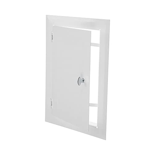 Vent Systems Access Panel for Drywall 6 x 10 Inch - Wall Hole Cover Plate - Metal Access Door with Handle - Plumbing Access Panel for Drywall - Service Shaft Crawl Space Door - Wall Access Panel - size: 6'' X 10''