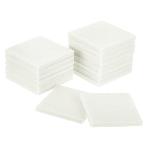 uxcell Furniture Pads, 16Pcs 2" - Square Self Adhesive Felt Furniture Pads, Floor Protectors for Furniture Feet Chairs Legs Hardwood Floors (Beige) - color: Beige, size: 2"