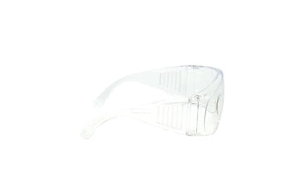 Calabria Fit Over Safety Glasses | Polarized Sunglasses Over Glasses | Wrap Around Anti-Fog | Scratch Resistant | Unisex - color: Clear