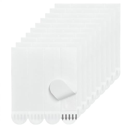 Hasaky Removable Double Sided Tape 40pcs, Picutre Hanging Strips Damage Free,Heavy Duty Mounting Tape Wall Adhesive Strips for Poster Carpet Rug Art Craft Scrapbook - size: 40 Strips