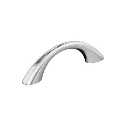 Amerock Vaile 3 inch (76mm) Center-to-Center Polished Chrome Cabinet Pull - 10 Pack - color: Polished Chrome, size: 3 inch (76mm) Center-to-Center, style: 10 Pack