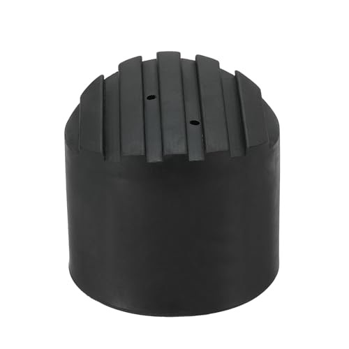 PATIKIL Ladder Non Slip Feet 1.7"/44mm, 1Pcs Rubber Round Foot Protective Mat Cushion Replacement for Telescopic Folding Extension Ladder Protection, Black - color: 44mm