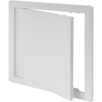 Vent Systems White ABS Plastic Access Panel 10 x 10 Inch (Cut-Out) - Access Door for Drywall, Wall, Ceiling - Electrical, Plumbing Service Wall Hole Cover - Inspection Door - 11 x 11 Inch (Outer) - size: 10 x 10 Inch / 250 x 250 mm