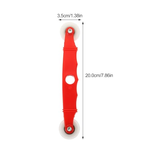 Angoily Screen Roller Tool with Remover Hook Window Screen Installation Kit with Convex and Concave Rollers 2-Pack Mesh Repair Tool for Door and Window Replacement