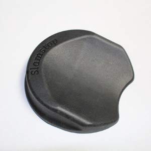 SlamStop Door Stopper Stops Slamming Doors by Wedging Door Open (Single, Black) - color: Black, size: Single