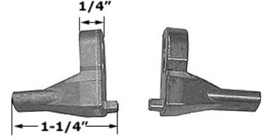 WRS 1-1/4" Pivot Bar Set – Left & Right Hand Pivot Bar Replacement – Tilt Window Sash Connector – Fixes Window that Won’t Tilt or Stay Balanced (Zinc) - color: 1-1/4" LH & RH Pivot Bar Set - Zinc