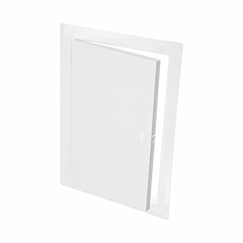 8" x 12" White Metal Access Panel, Service Shaft Door, Plumbing, Electricity Heating Alarm Wall for Drywall, Bathroom Services Hole Cover, Wall Covering - size: 8" x 12"