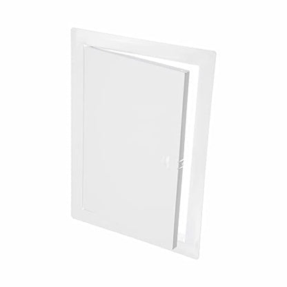 8" x 12" White Metal Access Panel, Service Shaft Door, Plumbing, Electricity Heating Alarm Wall for Drywall, Bathroom Services Hole Cover, Wall Covering - size: 8" x 12"