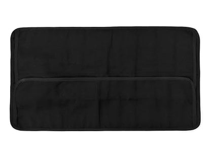 Under NY Sky Tool Roll Organizer, Heavy-Duty Wrench Bag, Portable Hand Tool Pouch for Mechanics, Electricians, and Hand Tools - color: 24 Slots Black