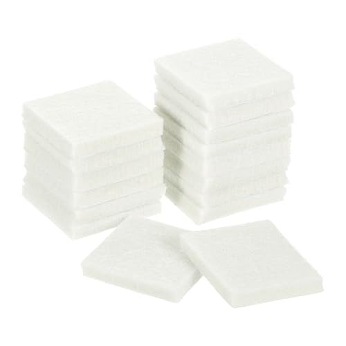 uxcell Furniture Pads, 16Pcs 1.25" - Square Self Adhesive Felt Furniture Pads, Floor Protectors for Furniture Feet Chairs Legs Hardwood Floors (Beige) - color: Beige, size: 1.25"