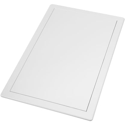 Vent Systems White ABS Plastic Access Panel 10 x 16 Inch (Cut-Out) - Access Door for Drywall, Wall, Ceiling - Electrical, Plumbing Service Wall Hole Cover - Inspection Door - 11 x 16.5 Inch (Outer) - size: 10 X 16 Inch / 250 X 400 Mm