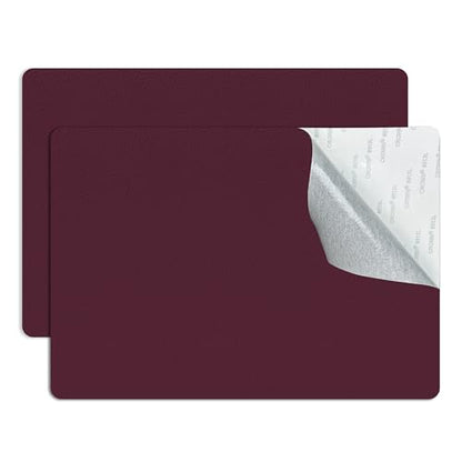 Self Adhesive Leather Repair Patch,8x12 inch Vinyl Repair Kit,Leather Repair Kit for Furniture,Car Seat,Couch,Office Chair,2 Pcs Burgundy - color: Burgundy, size: 8*12inch
