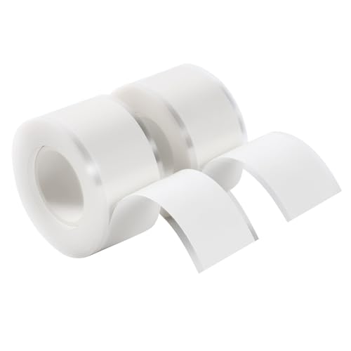 Self Fusing Silicone Tape 2 Rolls 1 in x 10' White Waterproof Rescue Tape Rubber Leak Silicone Self-amalgamating Tape for Plumbing, Sealing Pipes, Hose Repair, Outdoor Coax and Tool Fixation - color: White