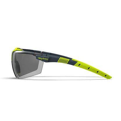 HexArmor VS300 Safety Glasses with Adjustable Side Arms Z87+ for Men and Women - color: Grey 23% / Anti Fog Anti Scratch