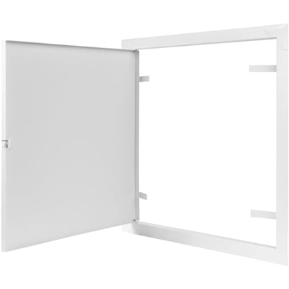 16" x 16" White Metal Access Door. Plumbing, Electricity, Heating, Alarm Wall Service Shaft Panel for Drywall - size: 16" x 16"