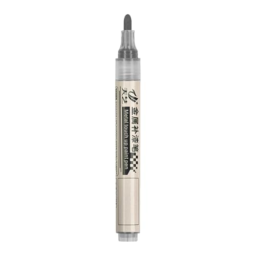Aislor Metal Touch Up Paint Pen - Scratch & Fade Repair Kit for Metal Surfaces, Long-Lasting Color Restorer Metallic Dark Grey One Size - color: Metallic Dark Grey