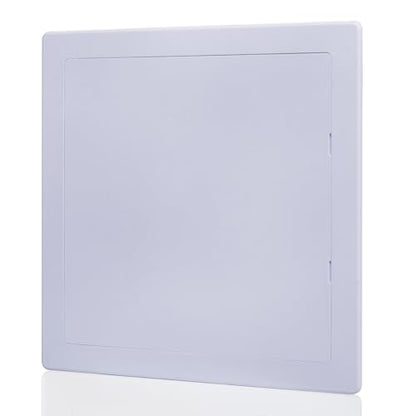 Suteck Plumbing Access Panel for Drywall Ceiling 12 x 12 Inch Reinforced Plastic Wall Access Doors Removable Hinged White - size: 12 X 12 Inch