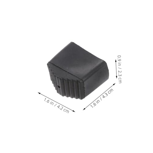 Homoyoyo 4pcs Non Slip Ladder Pads Ladder Foot Covers for Stairs Home Staircase Safety Mats