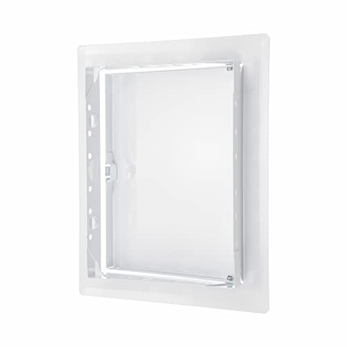 6" x 8" White Metal Access Door. Plumbing, Electricity, Heating, Alarm Wall Access Panel for Drywall - size: 6" x 8"