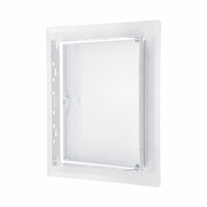 6" x 8" White Metal Access Door. Plumbing, Electricity, Heating, Alarm Wall Access Panel for Drywall - size: 6" x 8"