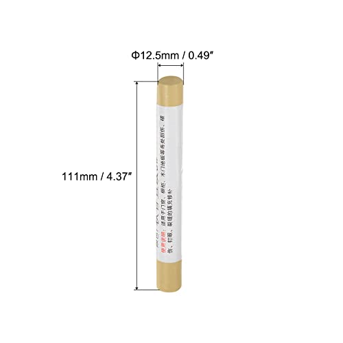 uxcell Wood Wax Filler Stick, Furniture Crayons Wooden Repair Wax Filler Stick Touch Up Wax Paint Pens for Scratches Holes Floor Laminate Tables Desks, Mellow Yellow - color: Mellow Yellow