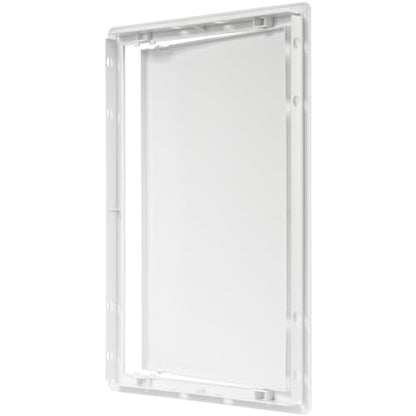 10 x 16 White Plastic Access Panel. Service Shaft Door Panel. Plumbing, Electricity, Heating, Alarm Wall Access - color: White, size: 10" x 16"