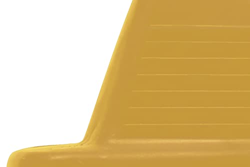 Shepherd Jumbo Rubber Door Wedge Stopper 3.5", Heavy Duty Non-Slip Door Stop for Home, Office & Industrial Use, Yellow - color: Yellow