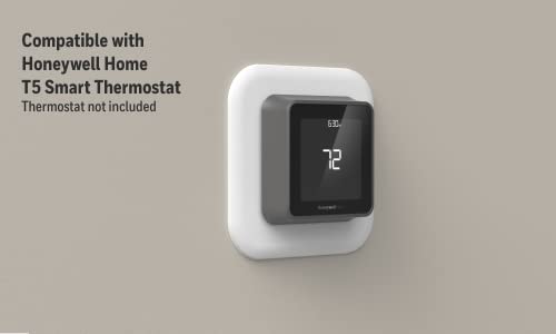 Honeywell Home Large Cover Plate & Electrical Box Adaptor for T-Series Thermostats (THP2400A1080), White