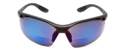 Calabria 91348 Anti Fog Bifocal Reading Safety Glasses Readers +1.50 Blue Mirror Men Women Eye Protection Protective Eyewear - color: Blue Mirror