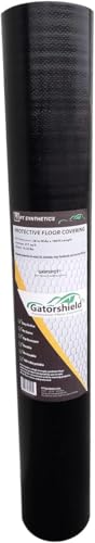 GATORSHIELD Reusable Heavy Duty Temporary Floor Protection Roll for Renovations – Slip-Resistant Surface | Absorbs Spills & Tear Resistant | non Breathable vapor Barrier - (38" x 100')