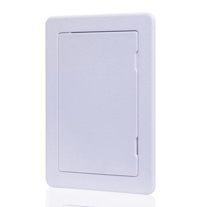 Suteck Plumbing Access Panel for Drywall Ceiling 4 x 6 Inch Reinforced Plastic Wall Access Doors Removable Hinged White - size: 4 x 6 Inch