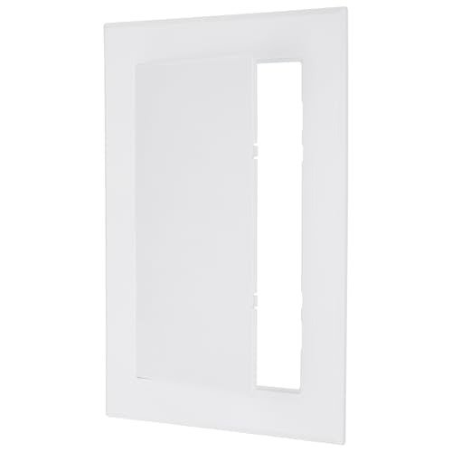 PATIKIL 7x5 inch(178x123mm) Self-Adhesive Access Panel, ABS Plumbing Access Doors Easy Wall Hole Cover for Drywall Plumbing Electrical Cables Wiring, White - color: White, size: 7x5 inch(178x123mm)