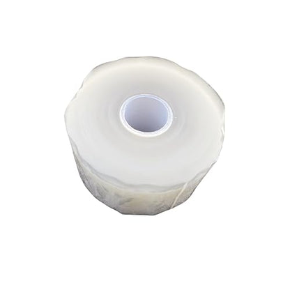 Silicone Rubber Tape, Clear 2-Inch x 36-Feet, Adhesive Tape for Plumbing, Waterproof, Heat Resistant, Self-Fusing, Electrically Insulating, Hand Tool Grip - color: Clear, size: 2-Inch x 36-Feet