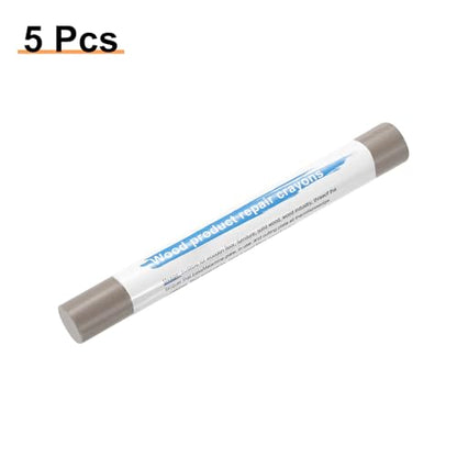 HARFINGTON 5pcs Wood Filler Sticks Wooden Wax Touch Up Furniture Repair Crayons for Scratch Hole Wood, Lilac - color: Lilac