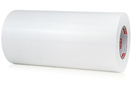 JIALAI HOME 12" White Duct Tape, Industrial Grade 12 inches x 55 Yards (164 ft) Wide Tape Duct, 9 Mil Heavy-Duty, Waterproof, Strong, Flexible, No Residue, for Crafts & Home Improvement - color: White