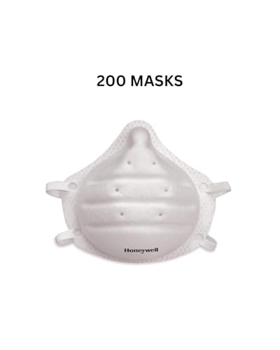 Honeywell Home N95 NIOSH-Approved Molded Cup Disposable Respirator Mask, 20-Pack (DC300N95) (200)