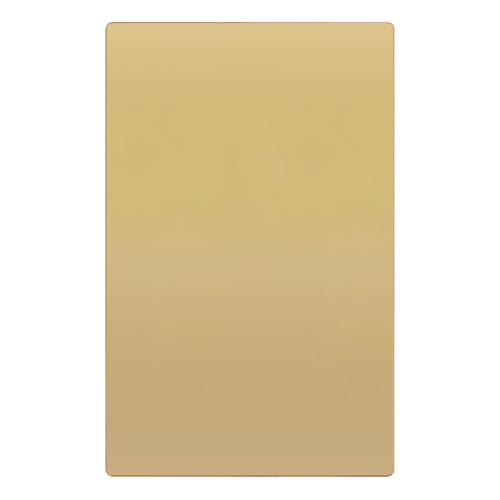 TG Mid-Size Screwless Blank Wall Plate, Child Safe Blank Device Outlet Cover, Medium Size 1-Gang 4.88" H x 3.11" L, Polycarbonate Thermoplastic, UL Listed, SP-MB1-GD, Gold (1 Pack) - color: Gold, size: 1 Gang