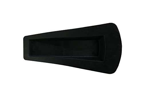 Shepherd Hardware 3762E Heavy Duty Jumbo Hard Plastic Door Wedge, Black - color: Black