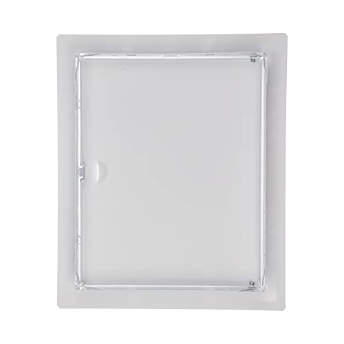 Vent Systems Access Panel for Drywall 8 x 10 Inch - Wall Hole Cover Plate - Metal Access Door with Handle - Plumbing Access Panel for Drywall - Service Shaft Crawl Space Door - Wall Access Panel - size: 8'' X 10''