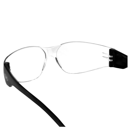 Rider Safety Glasses - color: Clear Mirror