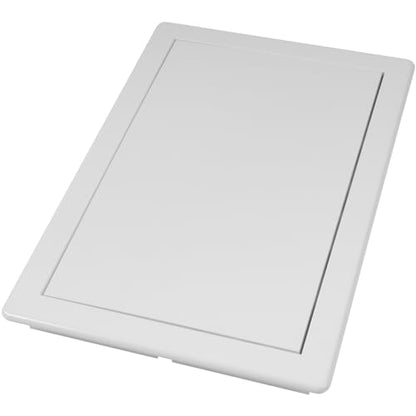Vent Systems White ABS Plastic Access Panel 8 x 12 Inch (Cut-Out) - Access Panel with Door for Drywall, Wall, Ceiling - Electrical & Plumbing Service Inspection Door - Wall Hole Cover for Indoor Use - size: 8 X 12 Inch / 200 X 300 Mm