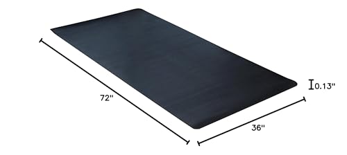 CLIMATEX Indoor/Outdoor Rubber Scraper Mat, 36 in. x 6﻿ ft., Black - size: 72"L x 36"W x 0.1"Th