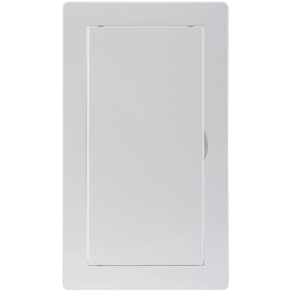 Vent Systems 4x8 Access Panel (Cut-Out) - Easy Doors ABS Plastic for Drywall, Wall and Ceiling Electrical Plumbing Service Door Cover Exterior Dimensions 5.3x9.3 Inch White 4 x 8/100 200 mm - size: 4 X 8 Inch / 100 X 200 Mm