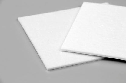 Furndiy Felt Furniture Pads for Hardwood Floors, Self-Adhesive Felt Pad for Chairs & Seat Legs, Easy Slide, Anti Scratch, Noise Stopper, Bumper & Buffer, Floor Protection - Based in USA - 4.7" White - size: 4.7" x 4.7" 2Pcs White